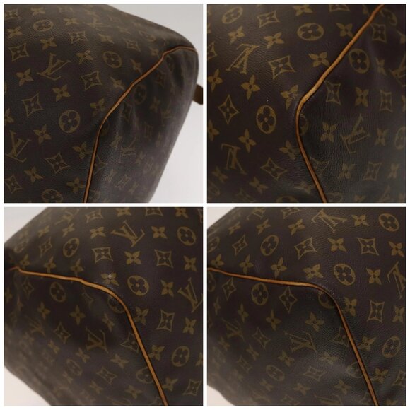 LOUIS VUITTON Monogram Keepall 60 Boston Bag M41422 LV Auth 136833 - Picture 14 of 16